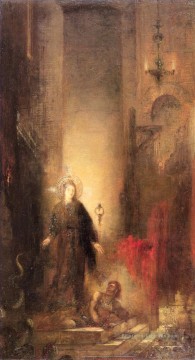 st margaret Symbolisme mythologique biblique Gustave Moreau Peinture à l'huile